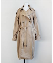 no brand | [ NEW ]バルーン袖オーバートレンチコート(トレンチコート)