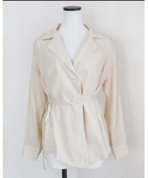 no brand | [ NEW ]ペールトーンサテンBL(シャツ/ブラウス)