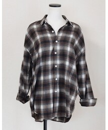 no brand | チェックルーズシャツ(シャツ/ブラウス)