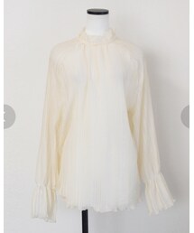 no brand | 【Marient】シアーワッシャーBL(シャツ/ブラウス)