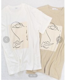 Marient | アートプリントTシャツ/TEE(Tシャツ/カットソー)