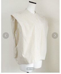 no brand | 【Marient Online Store】バックタックストライプフレンチBL(シャツ/ブラウス)