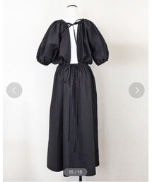 no brand | 【Marient Online Store】バックシャンギャザーコットンOP(ワンピース)