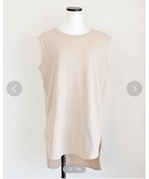 no brand | 【Marient Online Store】ノースリヘムTEE(Tシャツ/カットソー)