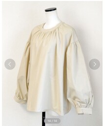 no brand | 【Marient Online Store】バルーンスリーブコットンBL(シャツ/ブラウス)