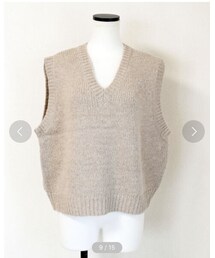 no brand | 【Marient Online Store】アルパカウールニットベスト(ベスト)