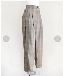 no brand | 【Marient Online Store】アーバンチェックワイドPT(その他パンツ)