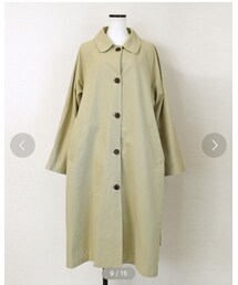 no brand | 【Marient Online Store】ステンカラーオーバーコート(ステンカラーコート)