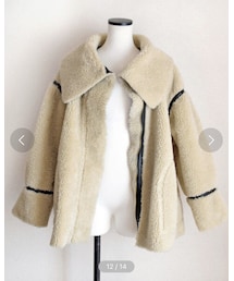 no brand | 【Marient Online Store】パイピングボアライダースオーバーJK(ブルゾン)