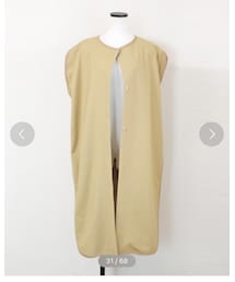 Marient | パイピングトレンチジレ/ロングベスト(ベスト)