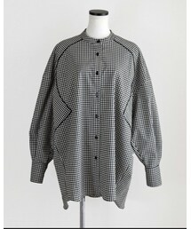 Marient | ギンガムチェックオーバーBL(シャツ/ブラウス)