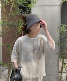 メッシュ×タイダイ | トップス