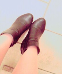 earth music&ecology | 前回のコーデでも登場したシューズ👞💕
かなり使えます！(ブーツ)