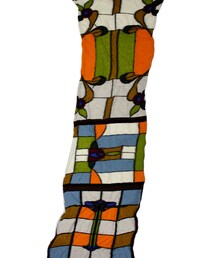 KAPITAL | KAPITAL 縮絨ウール　ステンドグラスマフラー
(マフラー)