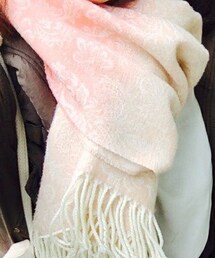 index | ピンクグラデーションストール♡(マフラー)