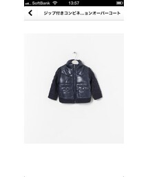 ZARA | ZARA ジップ付きコンビネーションオーバーコート(その他アウター)