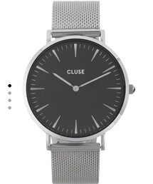 cluse | La Bohème Mesh Silver/Black Watch(アナログ腕時計)