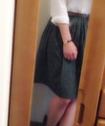 RETRO GIRL | リバーシブルミモレ丈スカート(スカート)