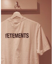 VETEMENTS | Tシャツ/カットソー