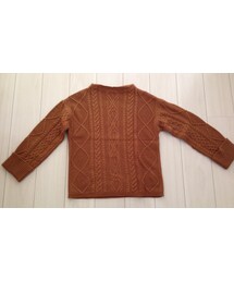 ケーブルニットセーター　ブラウン　RETORO　GIRL(ニット/セーター)