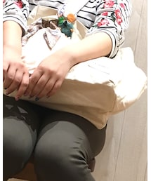 Cutie Blonde | キャンバスビッグトートバッグ(トートバッグ)