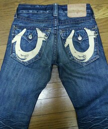 TRUE RELIGION | BILLY YELLOW PAINTED(デニムパンツ)