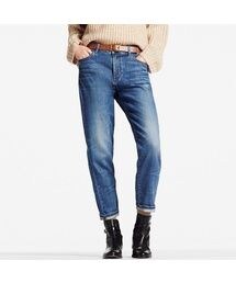 UNIQLO | スリムボーイフレンドフィットアンクルジーンズ(デニムパンツ)