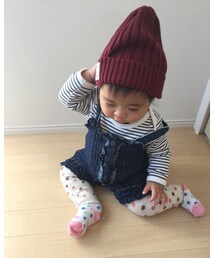 最近ニット帽に飽きたみたい。 | トップス