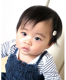 なんとか付けさせてくれた😂 | バレッタ/ヘアクリップ