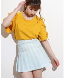 WEGO |  WEGO/無地プリーツミニスカート(スカート)