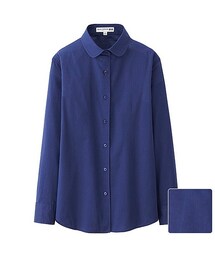 UNIQLO | ＩＤＬＦコットンローンシャツ（長袖）＋
ines de la fressange(シャツ/ブラウス)