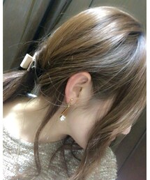 束ねてくるりんぱしでみた○ | イヤリング