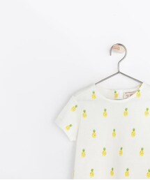 ZARA | パイナップルT(Tシャツ/カットソー)