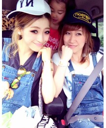 友達とおそろサロペ❤️ | その他