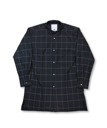 BLACK&BLUE | BLACK&BLUE [ ロングシャツ ] ブラックチェック(シャツ/ブラウス)