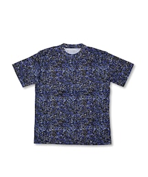 JOHN LAWRENCE SULLIVAN | JOHN LAWRENCE SULLIVAN [ 総柄Tシャツ ] BLUE(Tシャツ/カットソー)