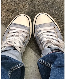 CONVERSE | bought by 200yen at flea market:) lovely!! フリマで200円。お気に入り(スニーカー)