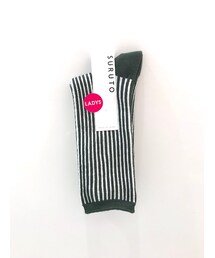 SURUTO ストライプショートクルー(ソックス/靴下)