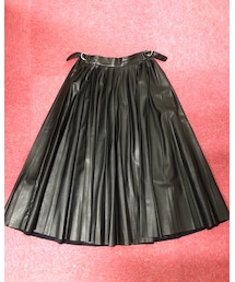 ZARA | フェイクレザープリーツスカート(スカート)