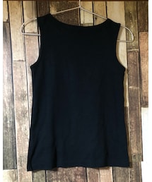 no brand | ボートネックノースリーブカットソー(Tシャツ/カットソー)