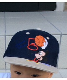 ミッキー刺繍キャップ(キャップ)