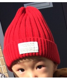 しまむら | しまむら ニット 赤(ニットキャップ/ビーニー)