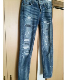 bit blue | ダメージデニム(デニムパンツ)