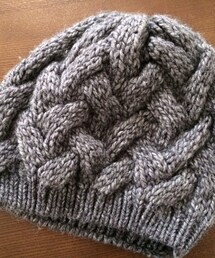 ざっくりニット帽(ニットキャップ/ビーニー)