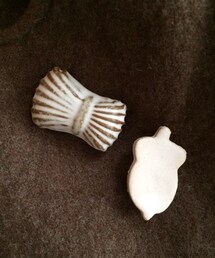 陶芸家さんの手作りブローチ(ブローチ/コサージュ)