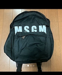 MSGM | MSGMキッズラインのバックパック☺️ロゴの入り方が、レギュラーのラインモデルより、洒落ッ気があったので、あえてキッズラインをchoice☺️(バックパック/リュック)