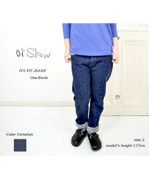 orSlow | orSlow オアスロウ IVY FIT JEANS アイビー フィット ジーンズ デニム パンツ OneWash レディース (デニムパンツ)