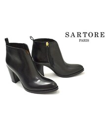 SARTORE | SARTORE サルトル ヒールサイド ZIP ショートブーツ SR2628 (ブーティ)