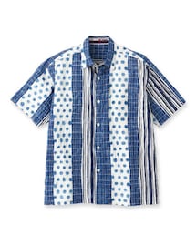 40ｃｔ＆525 | 塩縮プリント 半袖シャツ

(シャツ/ブラウス)