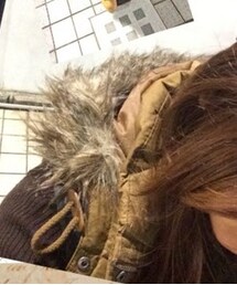 H&M | ﾌｧｰﾌｰﾄﾞ付きベスト(ダウンベスト)